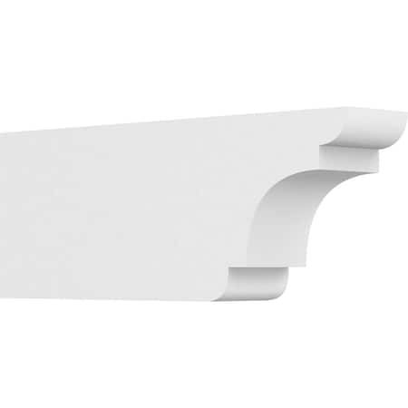 Ekena Millwork Standard New Brighton Architectural Grade PVC Rafter Tail, 3"W X 6"H X 16"L RFTP03X06X16NEB